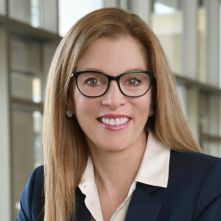 Headshot of Karen Parkhill, a member of brand Medtronic leadership team.